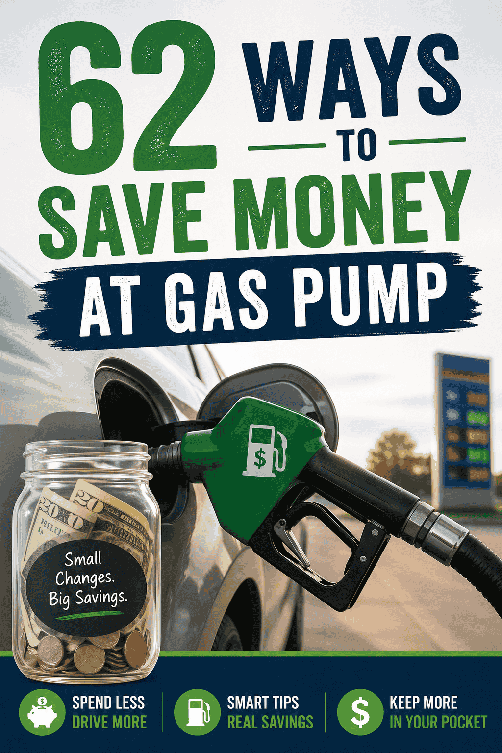62 Ways to Save Money at the Gas Pump