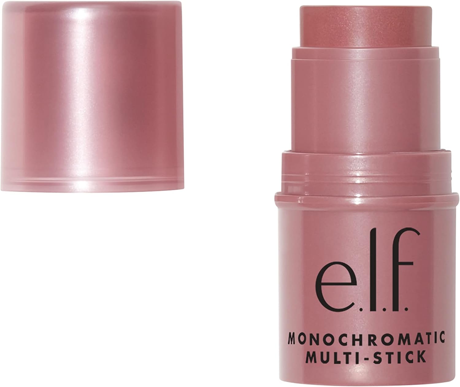 e.l.f., Monochromatic Multi-Stick Blush, Creamy, Lightweight, Versatile, Luxurious, Adds Shimmer, Easy To Use On The Go, Blends Effortlessly, Sparkling Rosé 5g