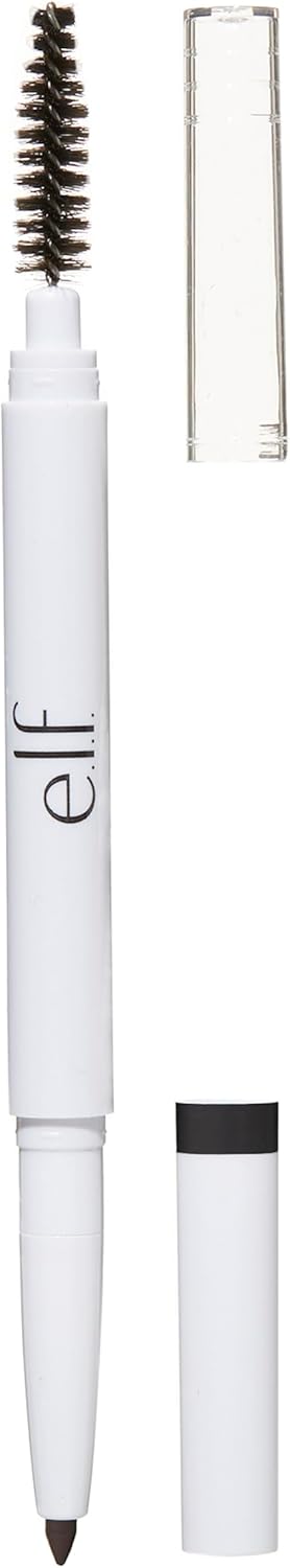 e.l.f. Instant Lift Brow Pencil, Dual-Sided, Precise, Fine Tip, Shapes, Defines, Fills Brows, Contours, Combs, Tames, Deep Brown 0.18g Visit the e.l.f. Store