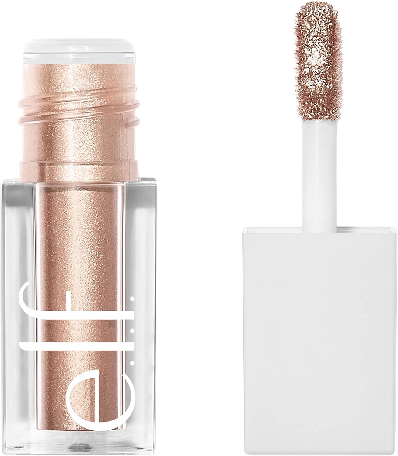 e.l.f. Liquid Metallic Eyeshadow, High-impact Eyeshadow With A Metallic Finish, Long-Lasting Gel-Based Formula, Quick Drying, Moon