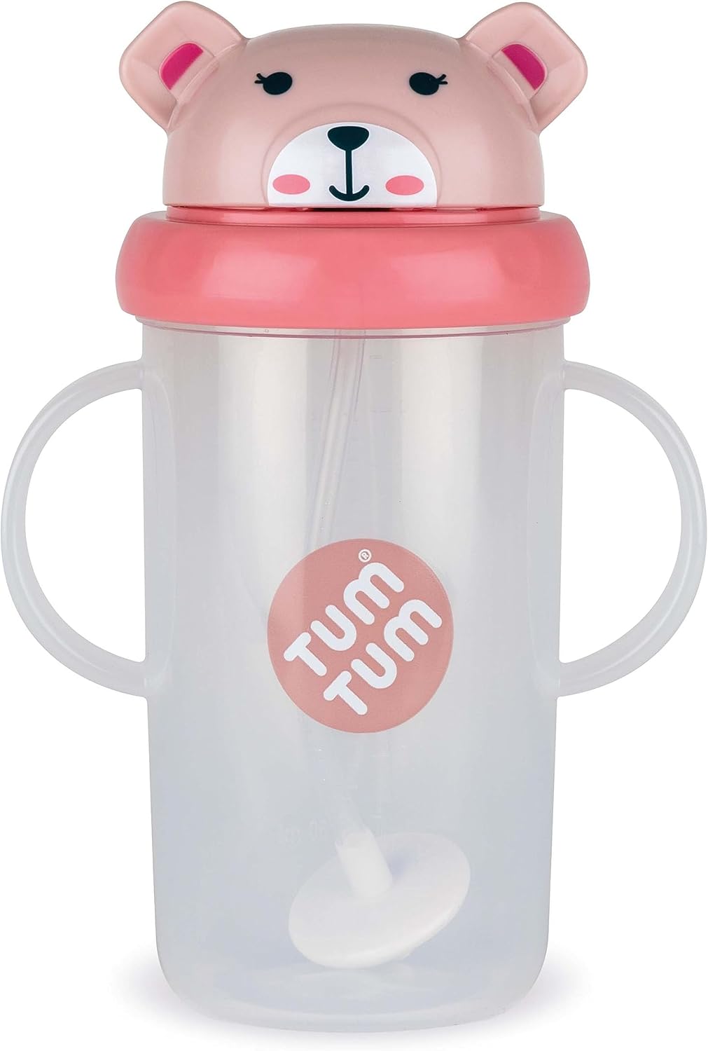 TUM TUM Tippy Up Free Flow Sippy Cup (No Valve), Sippy Cup for Toddlers, BPA Free (Betsy Bear 300ml)