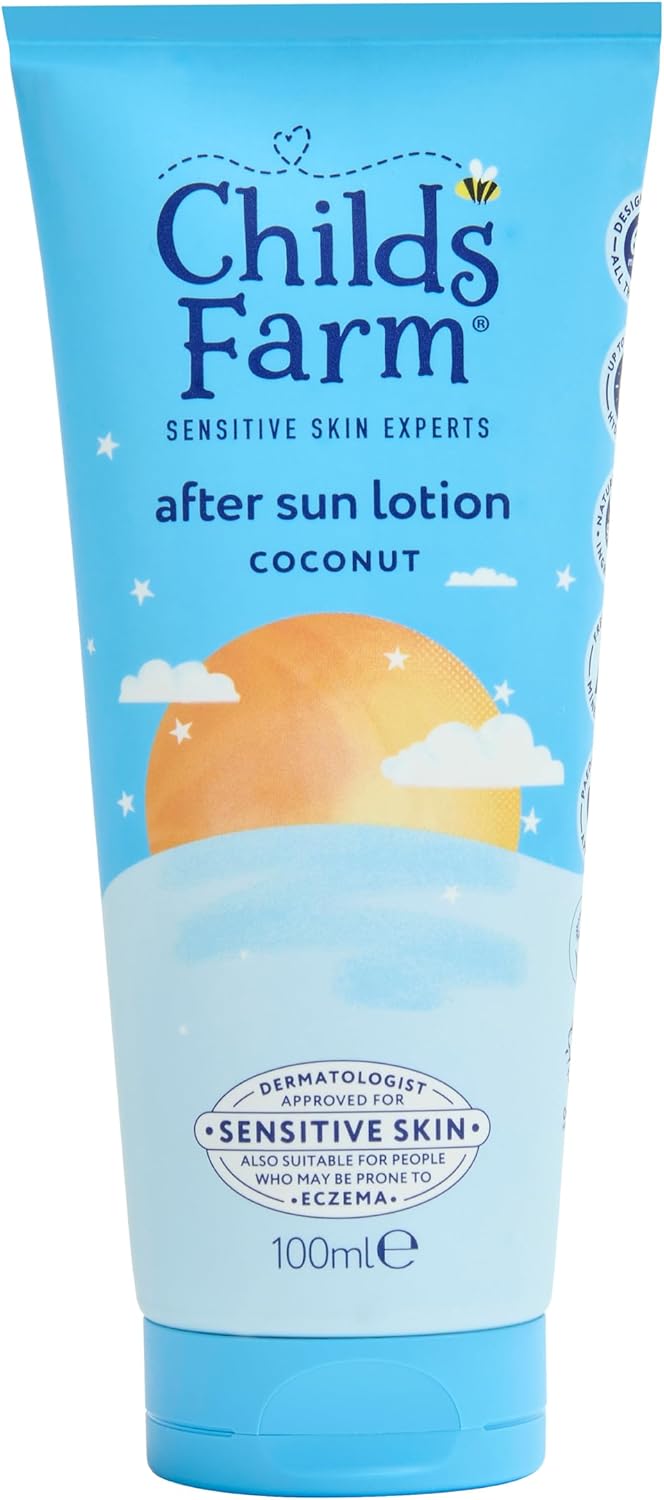 Childs Farm | Kids & Baby After Sun Lotion, Coconut | Soothing & Moisturising | Suitable for Dry, Sensitive Skin, 100ml